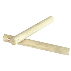 Paire de claves en bois